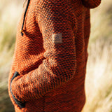 Women's Punakaiki NZ Wool Jacket - Burnt Orange