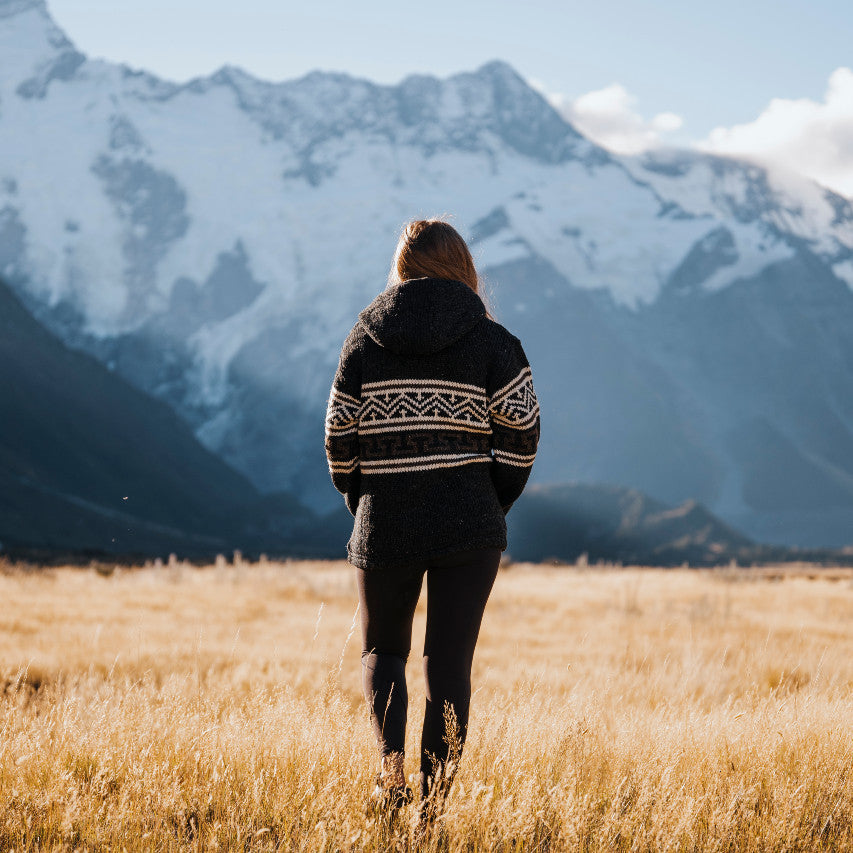 Women&#39;s Te Anau NZ Wool Jacket - Charcoal