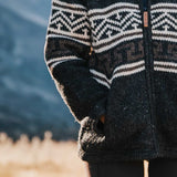 Women's Te Anau NZ Wool Jacket - Charcoal
