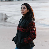Women's Coronet Peak NZ Wool Jacket - Cherry