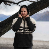 Women's Whale Bay NZ Wool Jacket - Cream Mix