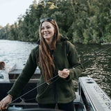 Women's Riverstone NZ Wool Jacket - Forest Green