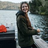Women's Riverstone NZ Wool Jacket - Forest Green