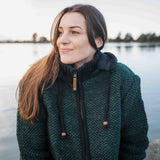 Womens Punakaiki NZ Wool Jacket - Forest