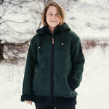 Women's Punakaiki NZ Wool Jacket - Forest