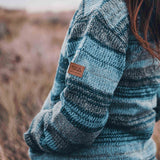 Womens Glacier NZ Wool Jacket - Tasman Teal