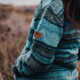 Womens Glacier NZ Wool Jacket - Tasman Teal