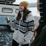 Womens Te Anau NZ Wool Jacket - Oat