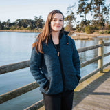 Womens Punakaiki NZ Wool Jacket - Ocean