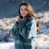 Womens Glacier NZ Wool Jacket - Tasman Teal