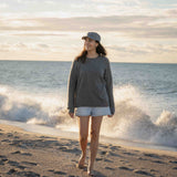 Womens Plateau Yak Wool Jersey - Alpine Grey