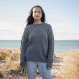 Womens Plateau Yak Wool Jersey - Alpine Grey