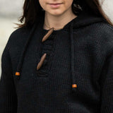 Women's Coastal NZ Wool Jersey - Black