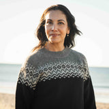 Womens Nordic Lambswool Jersey - Black