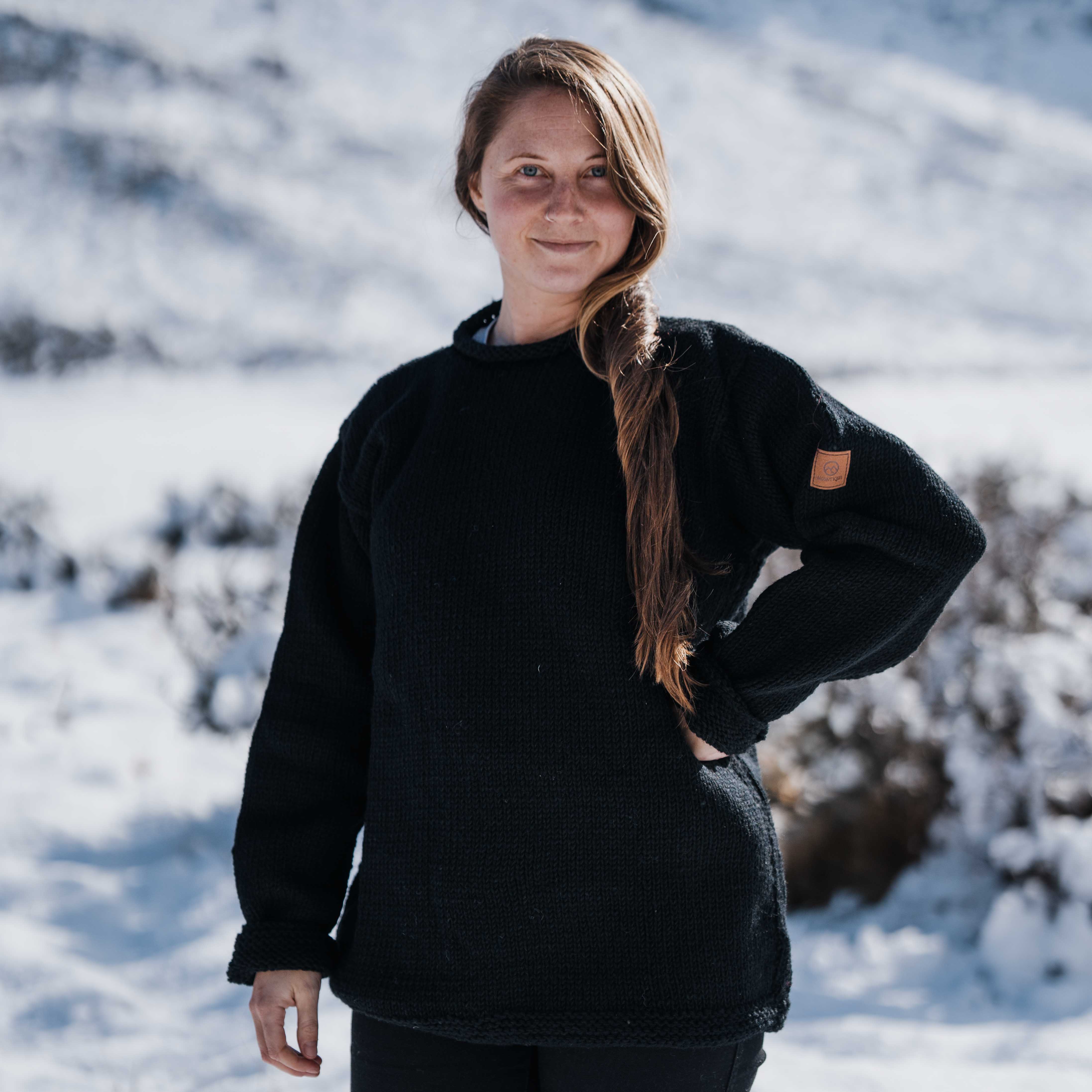 Women's Weekender NZ Wool Jersey - Black