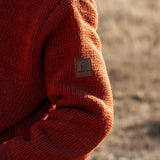 Women's Coastal NZ Wool Jersey - Burnt Orange