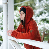 Women's Coastal NZ Wool Jersey - Burnt Orange