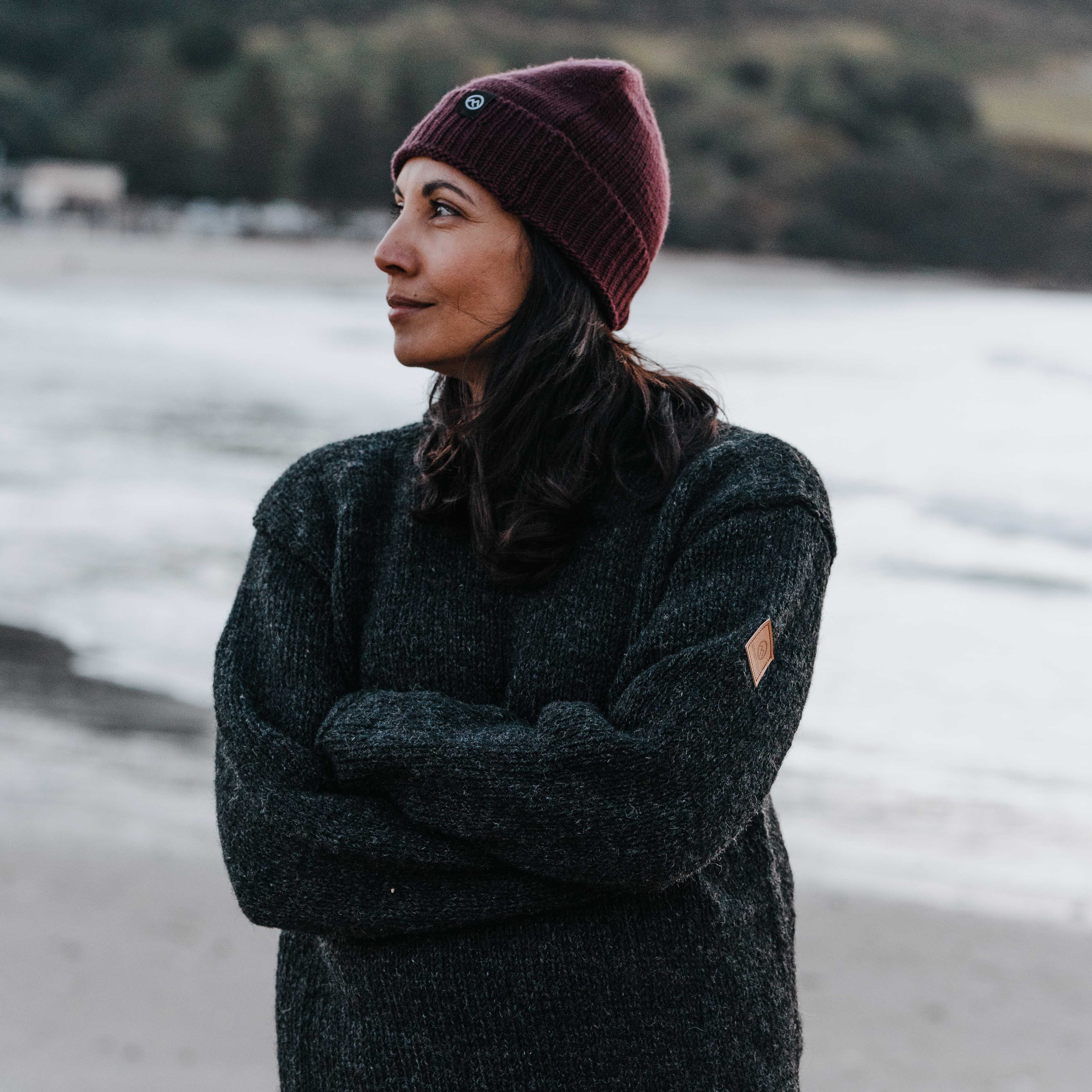 Women's Weekender NZ Wool Jersey - Charcoal