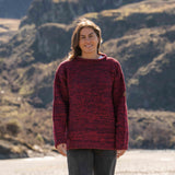 Women's Weekender NZ Wool Jersey - Cherry