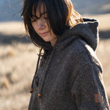 Women's Coastal NZ Wool Jersey - Dark Natural Brown