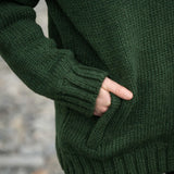 Women's Coastal NZ Wool Jersey - Forest