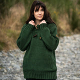 Women's Coastal NZ Wool Jersey - Forest