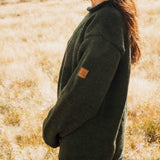 Womens Weekender NZ Wool Jersey - Forest Green