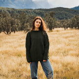 Womens Weekender NZ Wool Jersey - Forest Green
