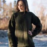 Women's Weekender NZ Wool Jersey - Forest Green