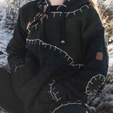Womens Woodville Stitch NZ Wool Jersey - Forest Green