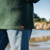 Womens Nordic Lambswool Jersey - Forest