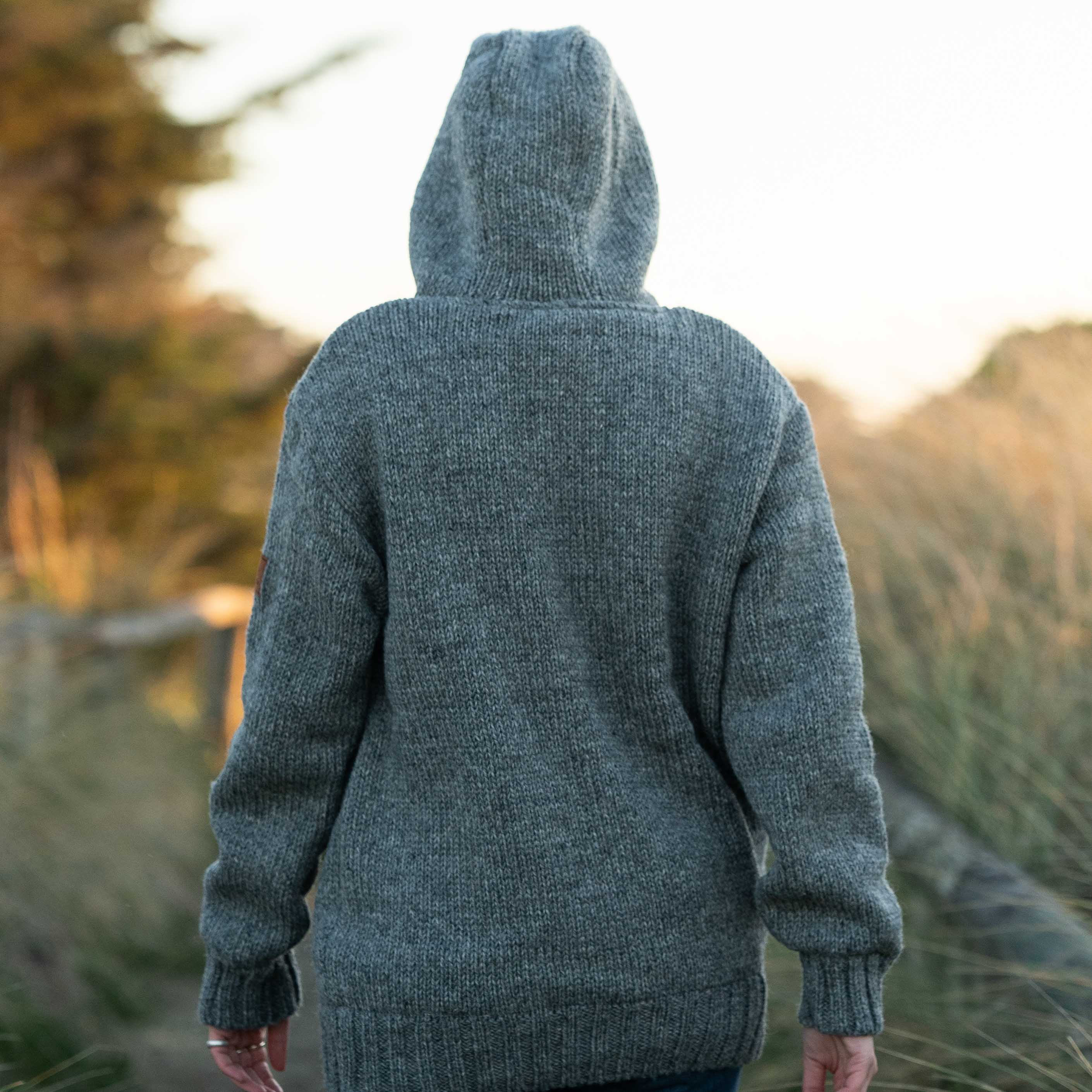 Women's Coastal NZ Wool Jersey Grey – Mount Kiwi - Main Image