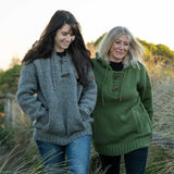 Women's Coastal NZ Wool Jersey - Grey