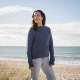 Womens Plateau Yak Wool Jersey - Light Denim