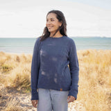 Womens Plateau Yak Wool Jersey - Light Denim