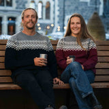 Womens Nordic Australian Lambswool Jersey - Mulberry