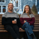 Womens Nordic Australian Lambswool Jersey - Mulberry