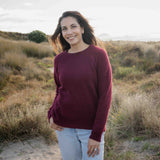 Womens Plateau Yak Wool Jersey - Mulberry