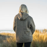 Women's Coastal NZ Wool Jersey - Natural Brown