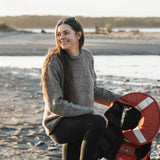 Women's Weekender NZ Wool Jersey - Natural Brown