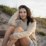Womens Plateau Yak Wool Jersey - Oatmeal