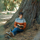 Womens Nordic Australian Lambswool Jersey - Rust