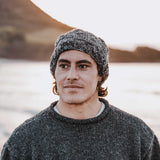 Sherpa Wool Beanie - Black