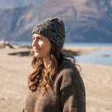 Sherpa Wool Beanie - Black