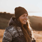 Tongariro Wool Beanie - Charcoal Black
