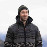 Tongariro Wool Beanie - Charcoal Green