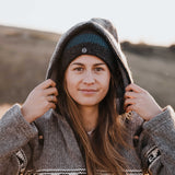 Tongariro Wool Beanie - Charcoal Petrol