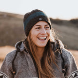 Tongariro Wool Beanie - Charcoal Petrol