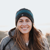 Tongariro Wool Beanie - Charcoal Petrol