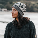 Koru Wool Beanie - Grey